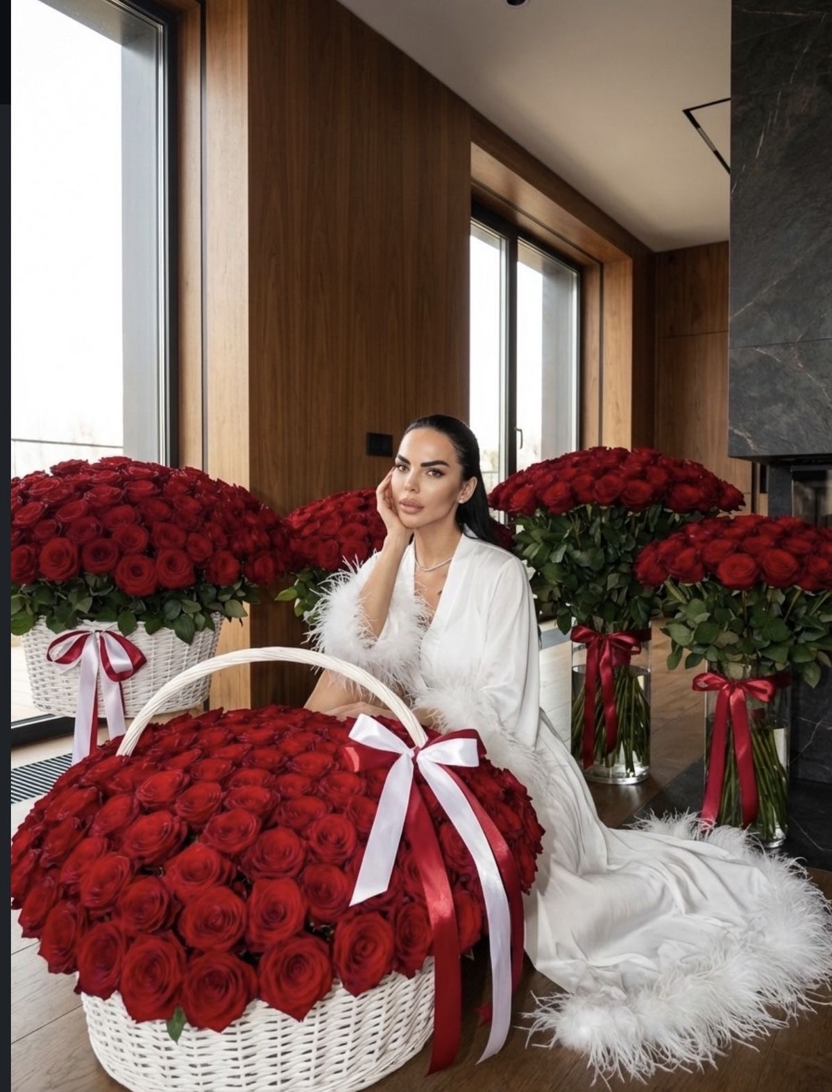 Luxury Bouquet of 201 Premium Roses thumbnail 3